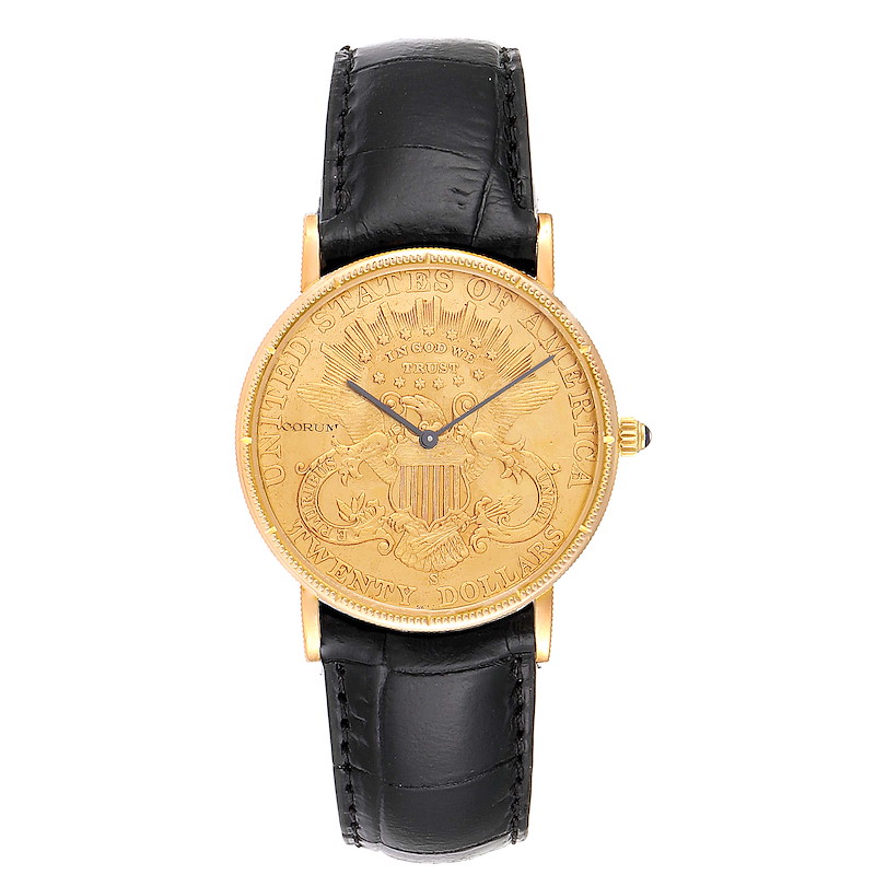 Corum 20 Dollars Double Eagle Yellow Gold Coin Year 1899 Watch SwissWatchExpo