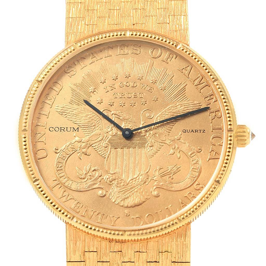 inside corum gold coin watch