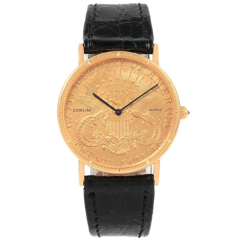Buy Corum Coin Watch Yellow Gold 20 DOLLARS COIN DATED 1897 YEAR