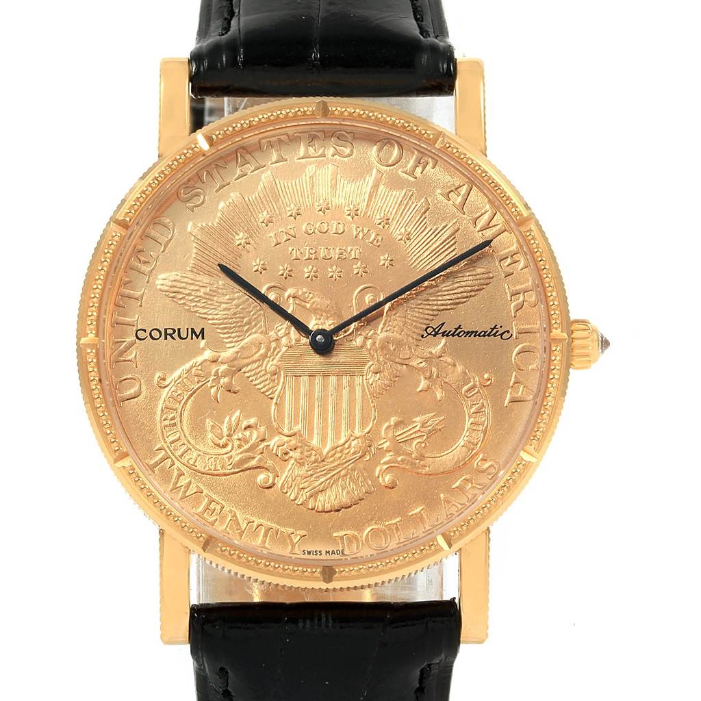 corum 1860 $20 gold coin watch