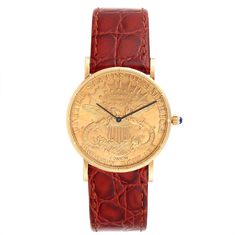 Corum 20 Dollars Double Eagle Yellow Gold Coin Mechanical Mens