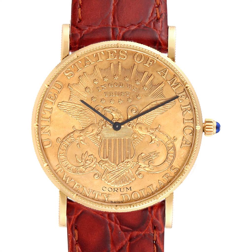 corum 1860 $20 gold coin watch