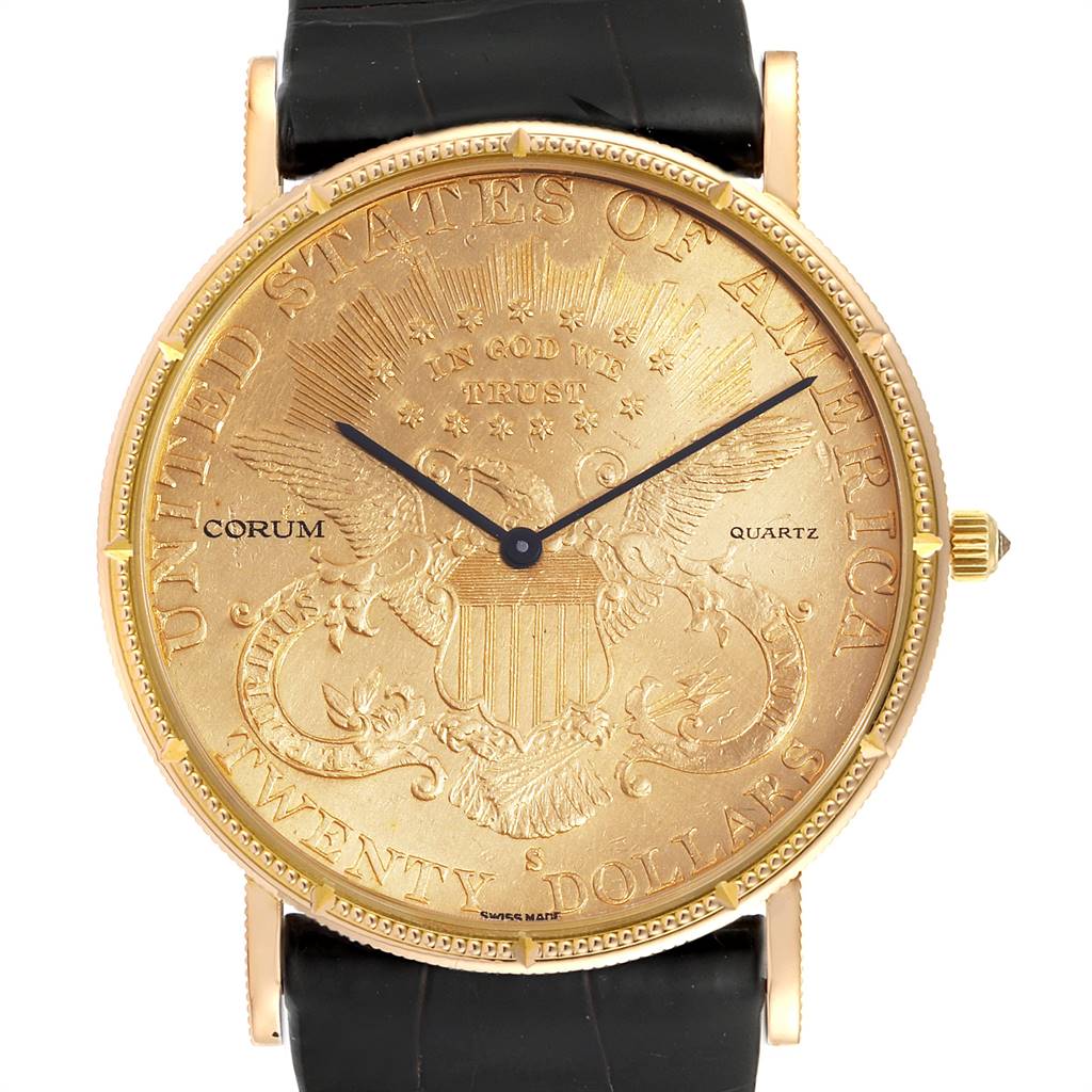 corum double eagle gold coin watch