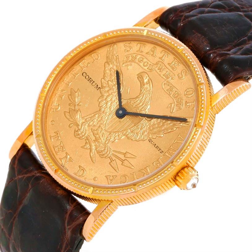 corum 10 gold coin watch