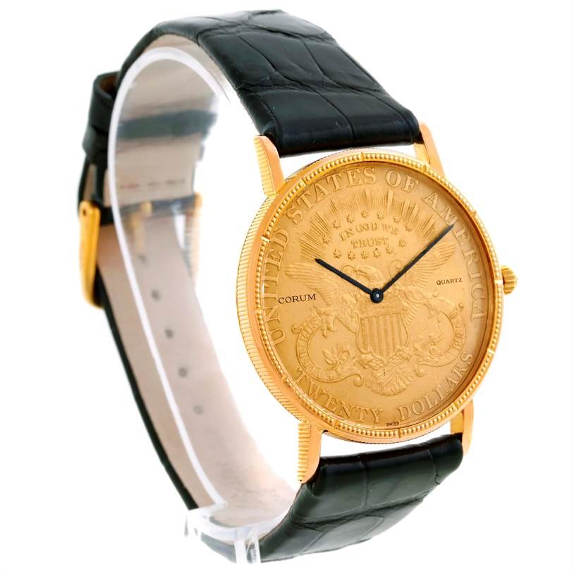 Corum Coin Watch Yellow Gold | Stock 8727 | SwissWatchExpo