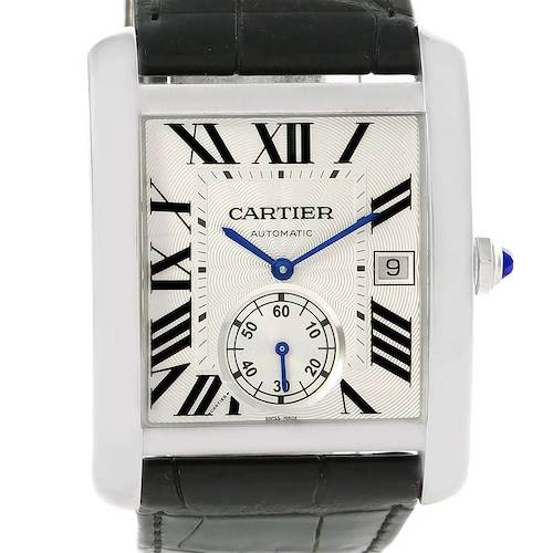 Photo of Cartier Tank MC Silver Dial Automatic Mens Watch W5330003