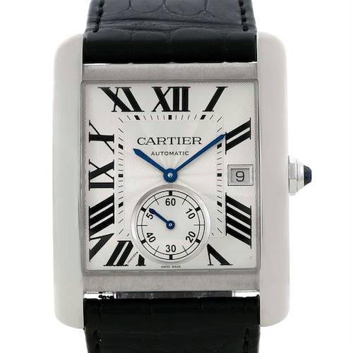 Photo of Cartier Tank MC Automatic Silver Dial Mens Watch W5330003