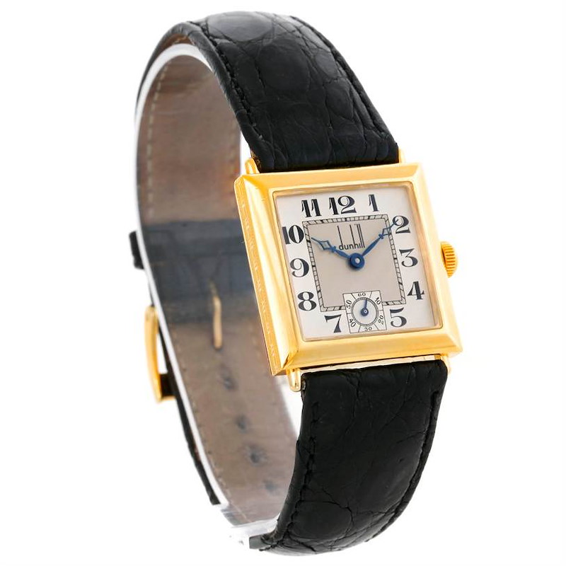 Dunhill 18k hotsell gold quartz watch