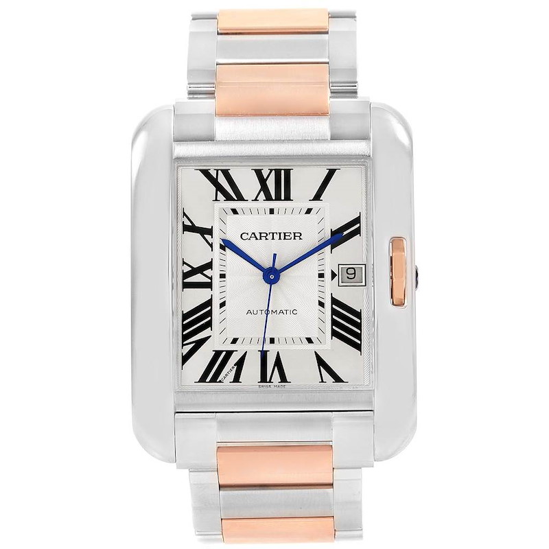 Cartier Tank Anglaise XL Steel Rose 