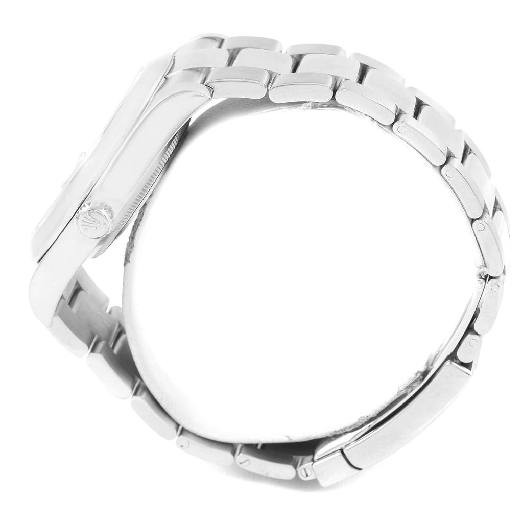 The image shows a side view of the Rolex Datejust 41 116300 Men's Stainless Steel Silver Dial 116300 Men's Stainless Steel Silver Dial model, displaying the bracelet and watch case.