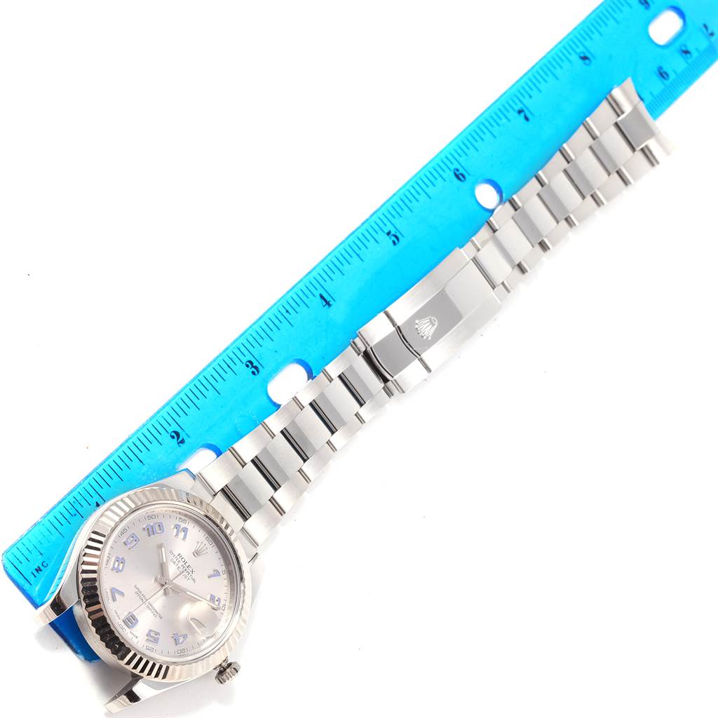 rolex datejust with arabic numbers