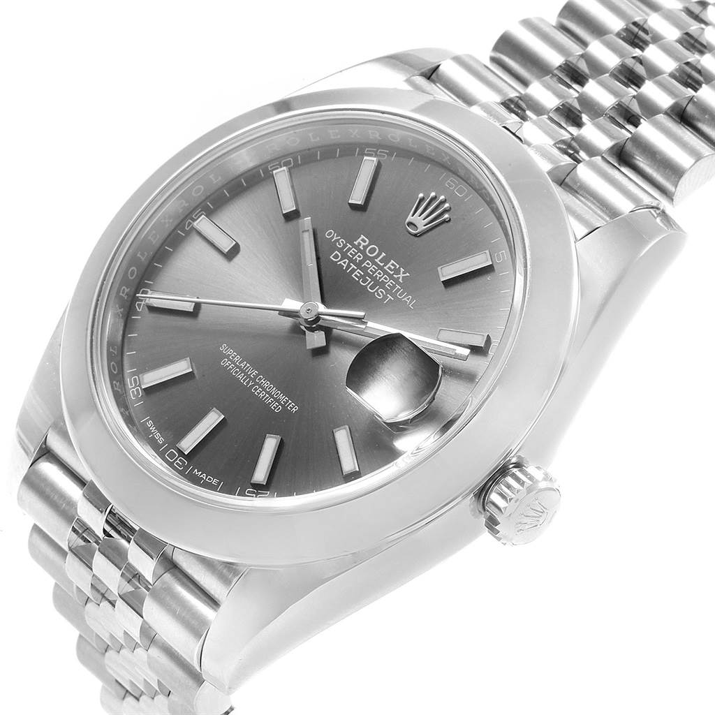 rolex watch grey