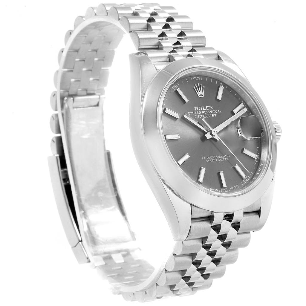datejust 41 grey dial jubilee