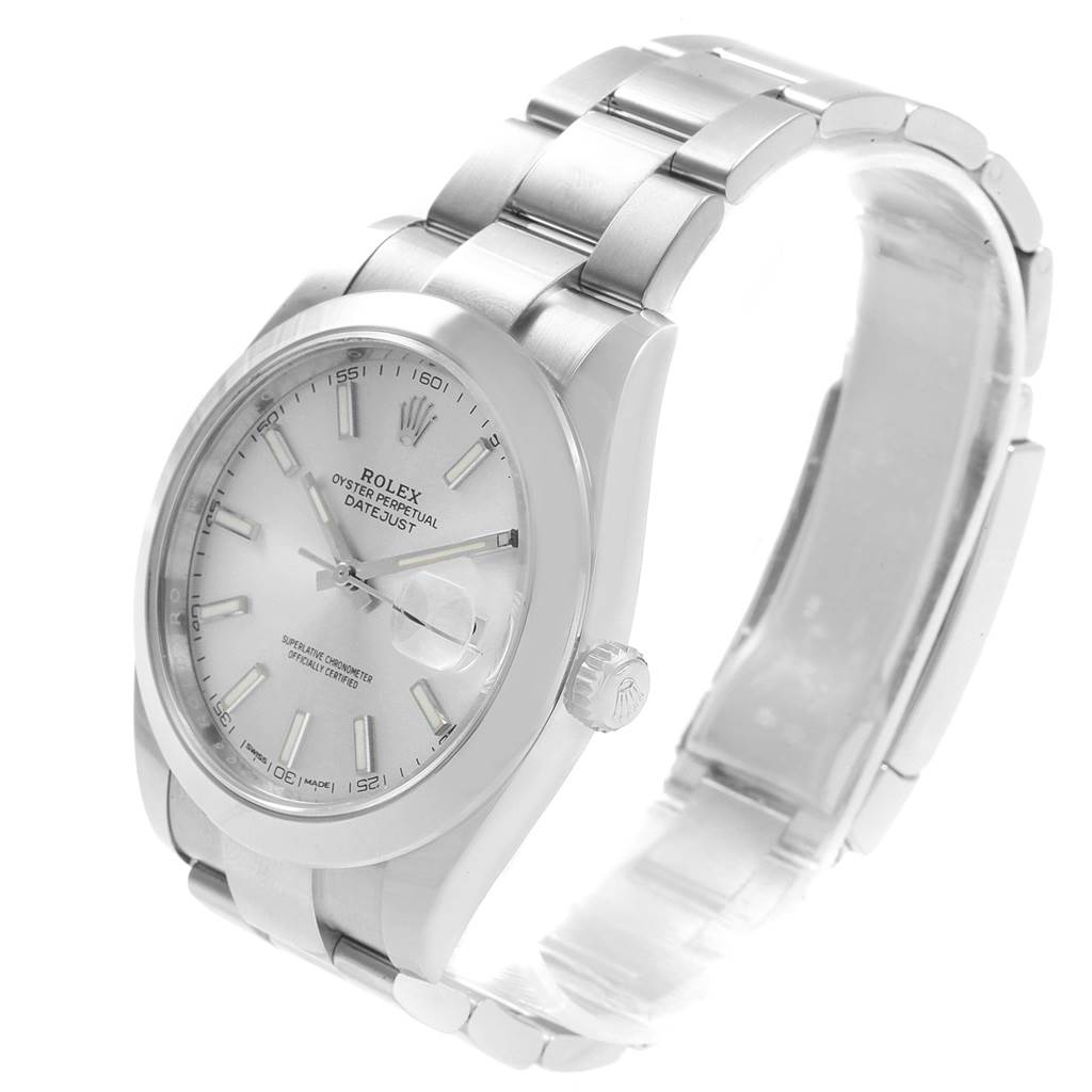 datejust 41 silver dial