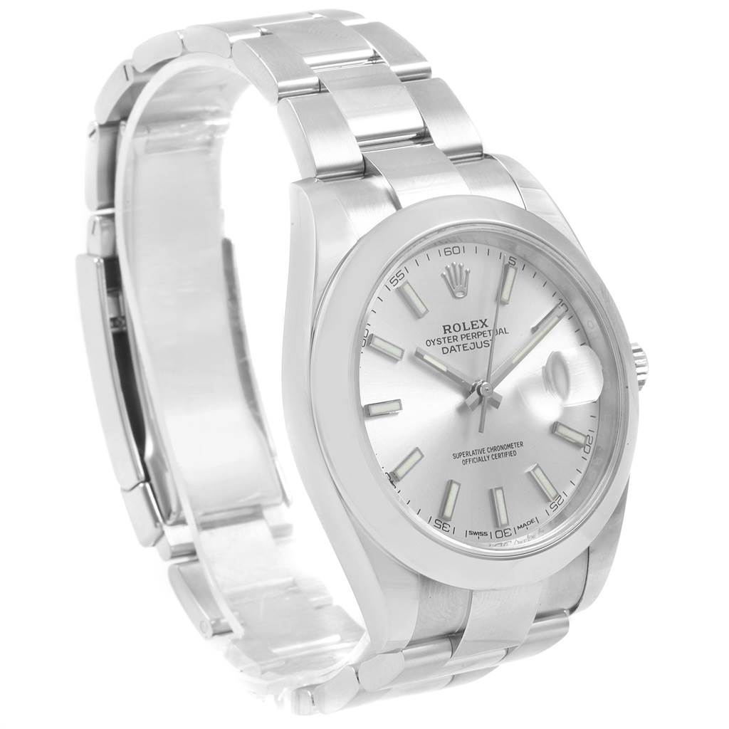 datejust 41 silver dial
