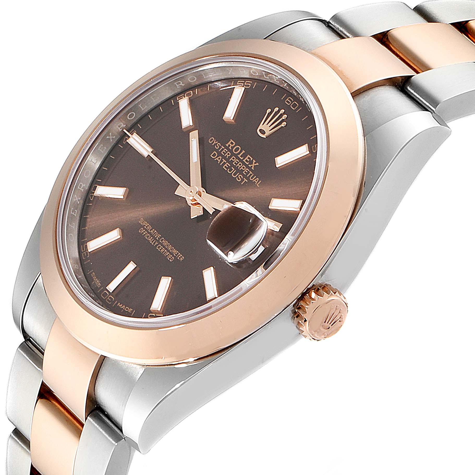 datejust 41 two tone rose gold
