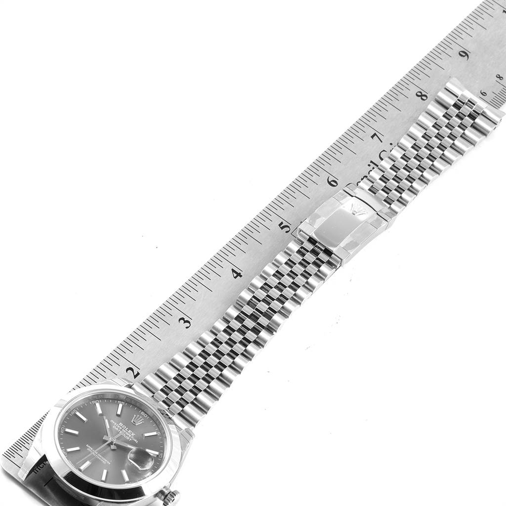 datejust 41 grey dial jubilee