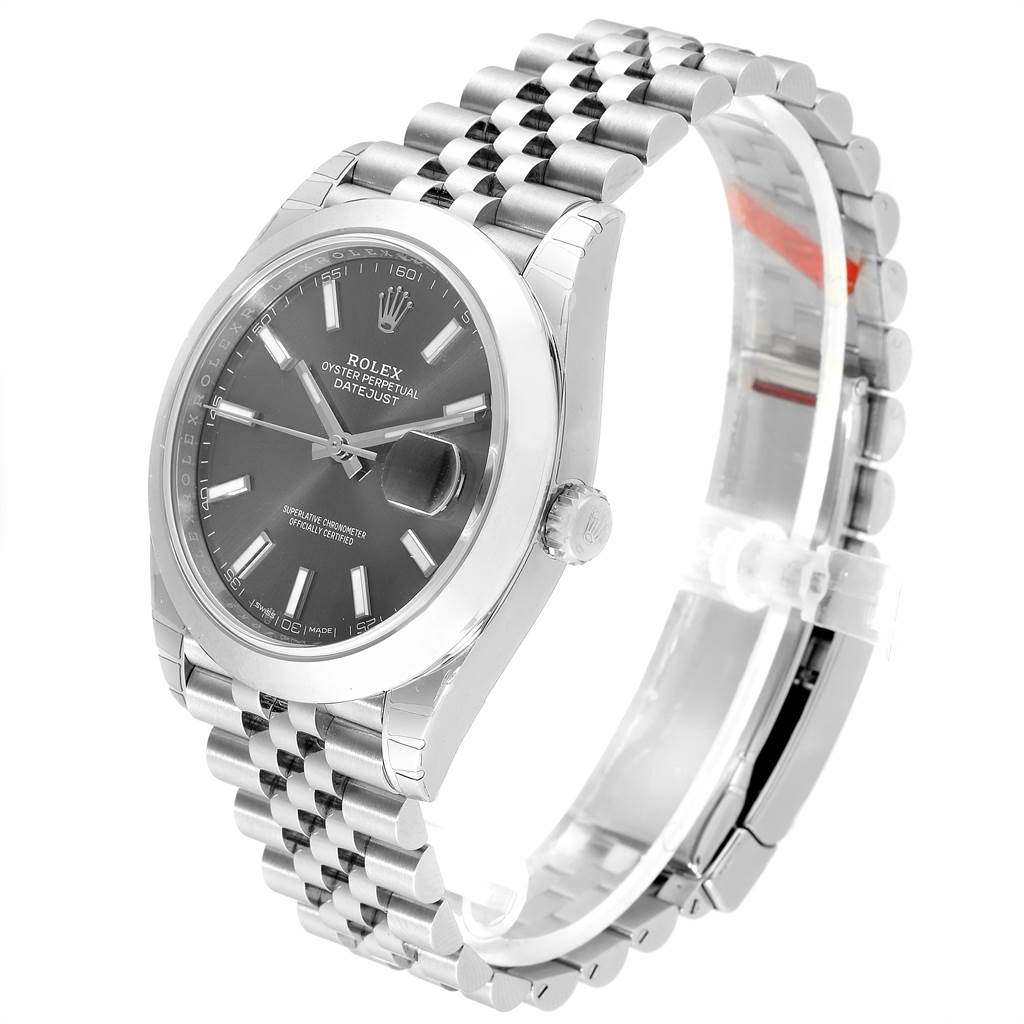 datejust 41 grey dial jubilee