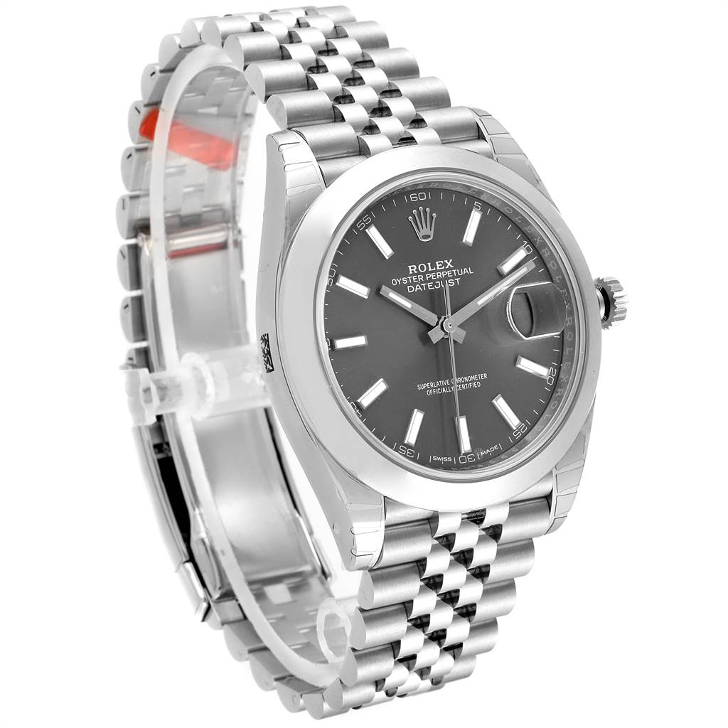datejust 41 grey dial jubilee