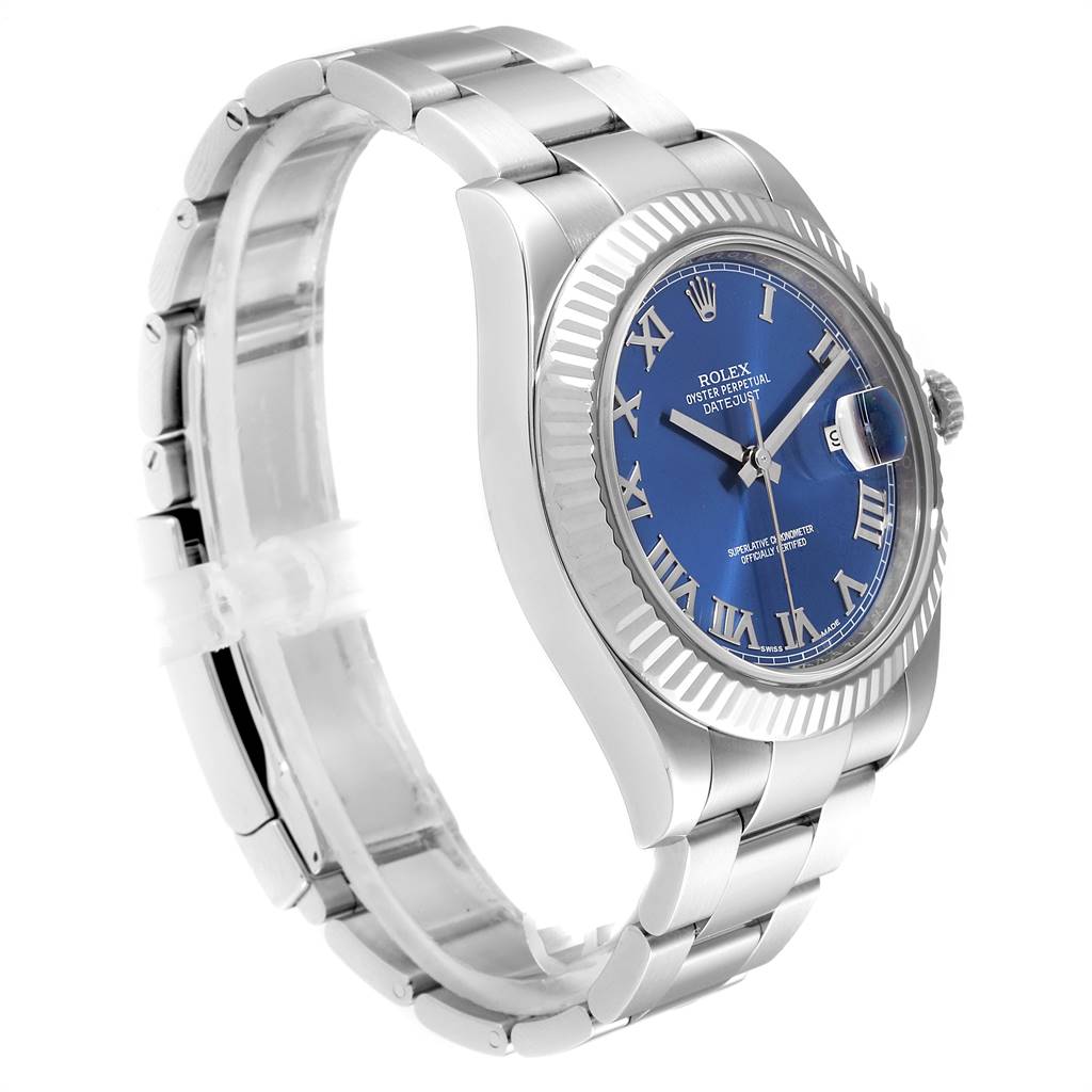 datejust 2 blue dial