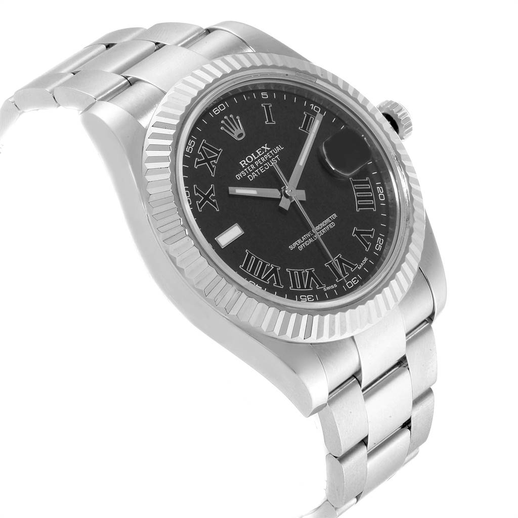 rolex datejust 41mm grey dial