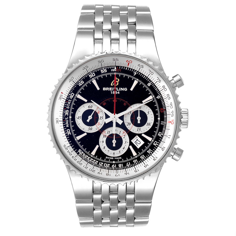 Breitling Montbrillant 47 Steel Mens Limited Edition Watch A23351 SwissWatchExpo