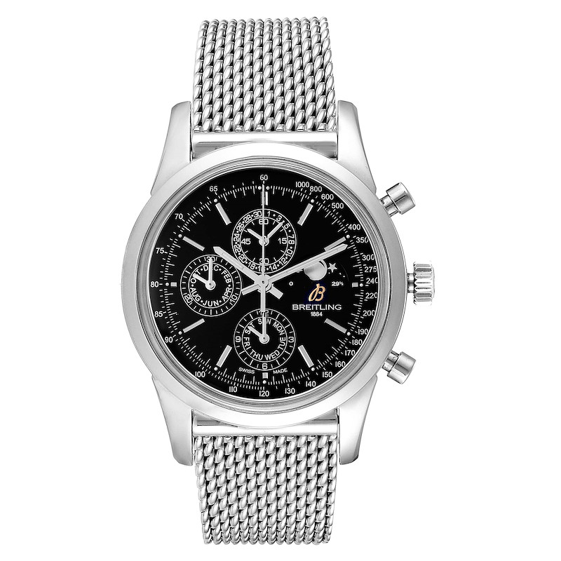 Breitling Transocean Chronograph 1461 Perpetual Moonphase Watch A19310 SwissWatchExpo