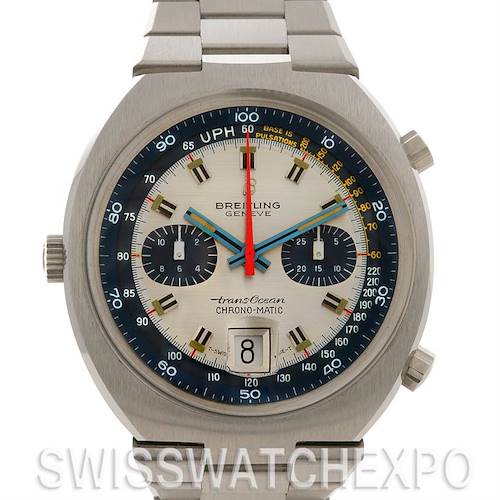 Photo of Breitling Transocean Chronomatic Steel Vintage 2129 Watch