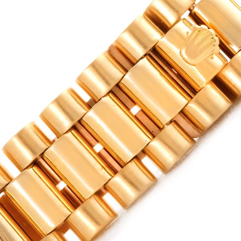 Mens gold rolex bracelet Clearance