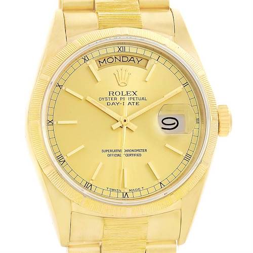 Photo of Rolex President Day-Date 18k Yellow Gold Dial Automatic Watch 18078