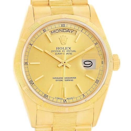 Photo of Rolex President Day-Date 18k Yellow Gold Dial Automatic Watch 18078