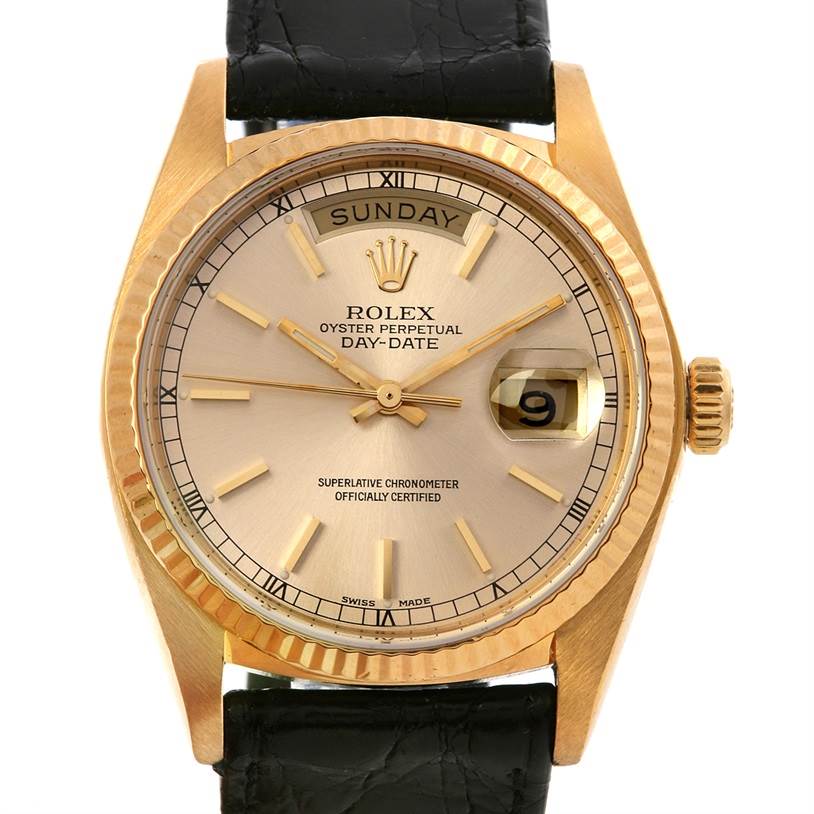 Rolex President Vintage 18k y Gold Watch 18038 1979 80