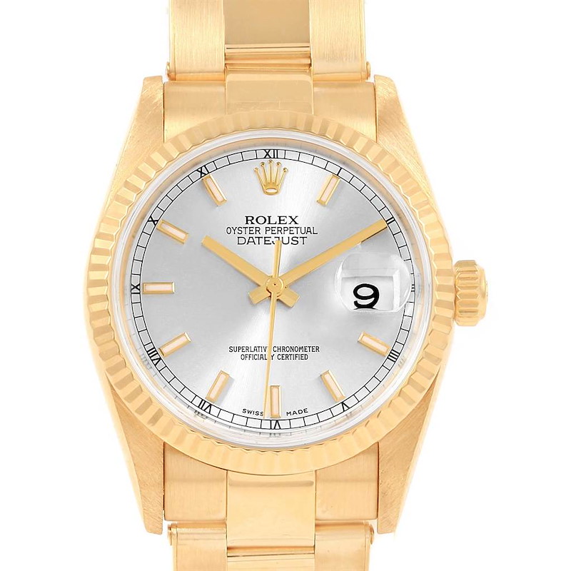Rolex President Datejust Midsize 31 Yellow Gold Ladies Watch 78278 SwissWatchExpo