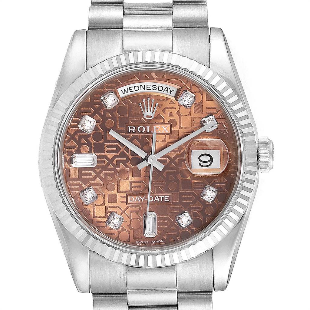 rolex president white gold 36mm