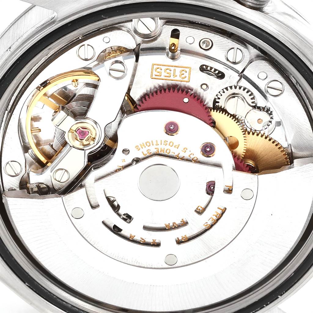 This image shows the internal mechanics and movement of the Rolex President 118239 Men's White Gold Brown Dial 118239 Men's White Gold Brown Dial model watch.