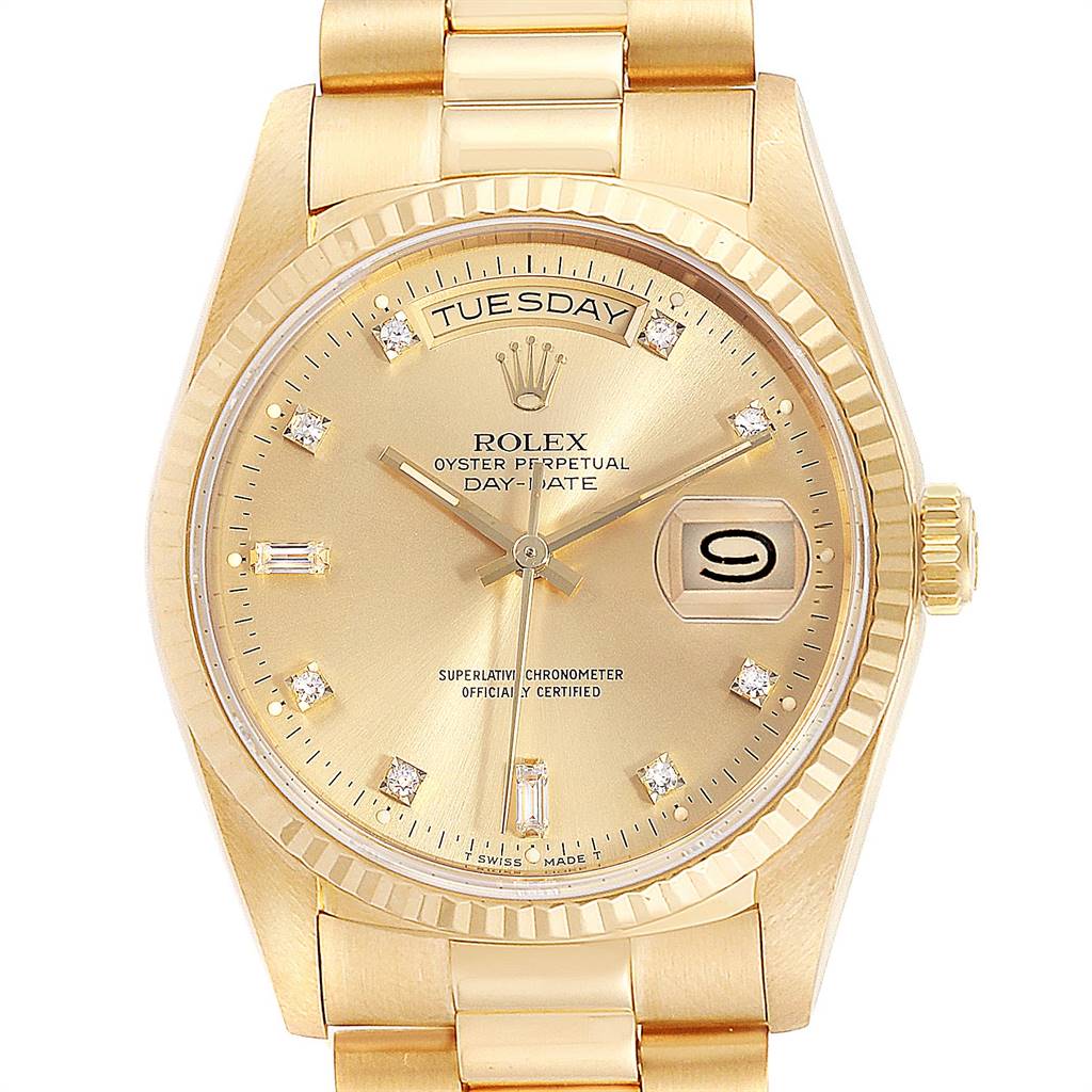 rolex presidential diamond 18238