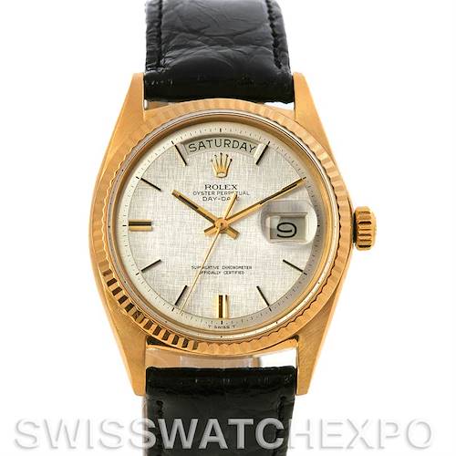 Photo of Rolex President Vintage 18k Yellow Gold Watch 1803 Year 1968