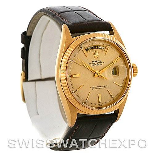 Rolex President Vintage 18k Y Gold Watch 1803 Year 1958 SwissWatchExpo