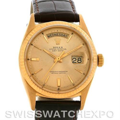 Photo of Rolex President Vintage 18k Y Gold Watch 1803 Year 1958