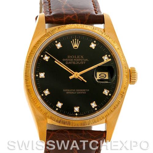 Photo of Rolex President Vintage 18k Yellow Gold Diamond Dial Watch 16078