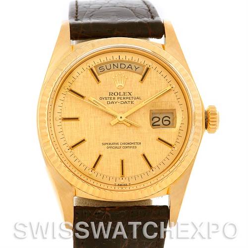 Photo of Rolex President Vintage 18k Yellow Gold Watch 1803 Year 1974