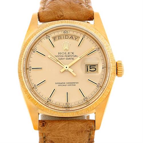 Photo of Rolex President Vintage 18k Yellow Gold Watch 1807 Year 1969