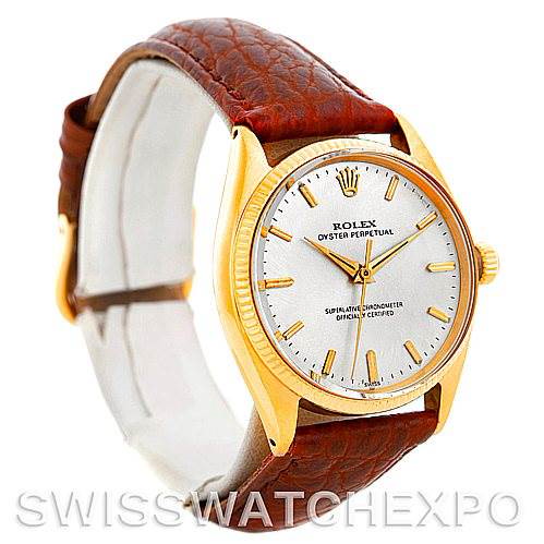 Rolex Vintage Men's 14K Yellow Gold Watch 1005 SwissWatchExpo