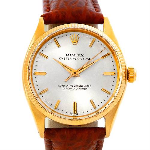Photo of Rolex Vintage Men's 14K Yellow Gold Watch 1005