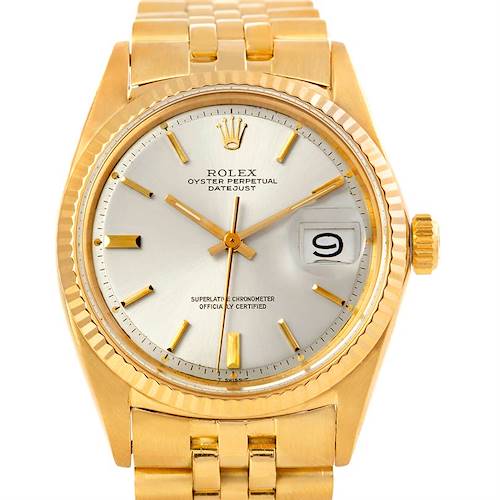 Photo of Rolex President Vintage Mens 18K Yellow Gold Watch 1601