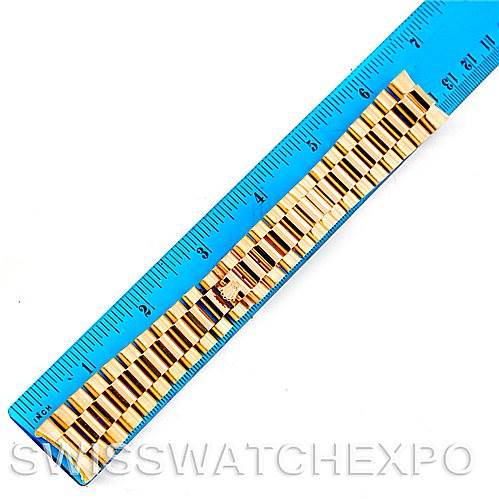 18k Yellow Gold Bracelet 20 mm for Rolex President Watch SwissWatchExpo