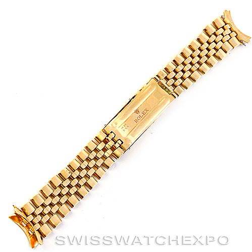 Rolex Vintage 14k Yellow Gold Bracelet 19mm SwissWatchExpo