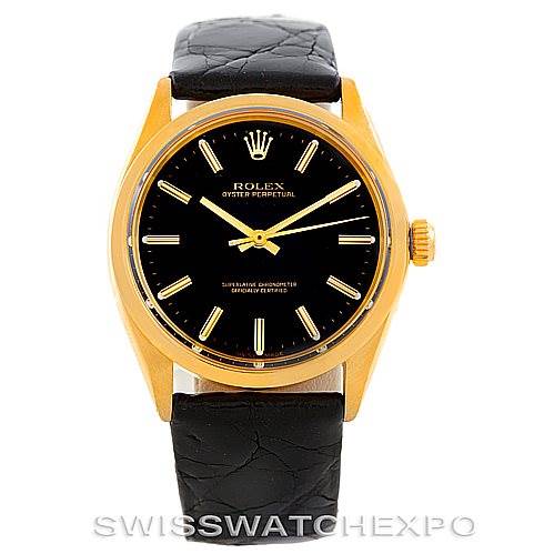 Rolex Vintage Men's 14K Yellow Gold Watch 1002 | SwissWatchExpo
