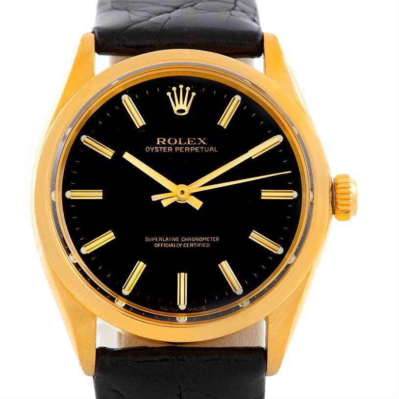 Rolex Vintage Men's 14K Yellow Gold Watch 1002 | SwissWatchExpo