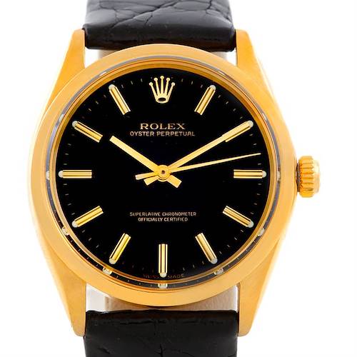 Photo of Rolex Vintage Men's 14K Yellow Gold Watch 1002